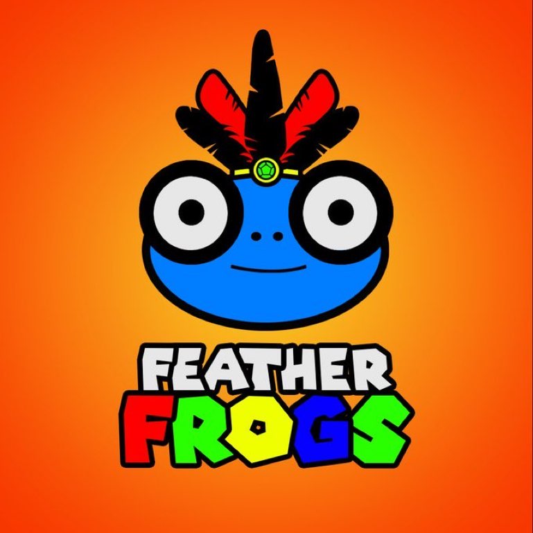 Logo for Feather Frogs